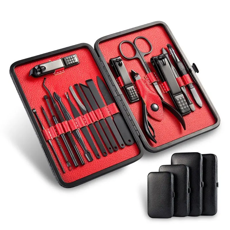 18Pcs Manicure Set Christmas Gifts 18 In 1 Manicure Set Stainless Steel Pedicure Kit
