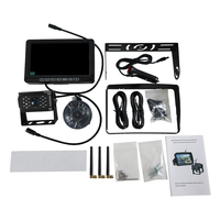 Système de caméra sans fil ZYX 2,4 GHz pour chariot élévateur à fourche, caméra de recul sans fil avec moniteur pour tracteur et voiture, AHD 1080p, écran 7 pouces
