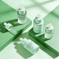 Botella de Vidrio Ámbar Redonda con Gotero y Logotipo Personalizado, 15ml 20ml 30ml 40ml 50ml para Aceite Esencial