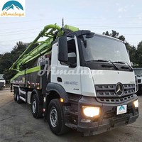 Pompes à béton montées sur camion de chantier méga-usagées 2020, 56m, 59m, 62m, 63m, composants principaux du bras, moteur et moteur