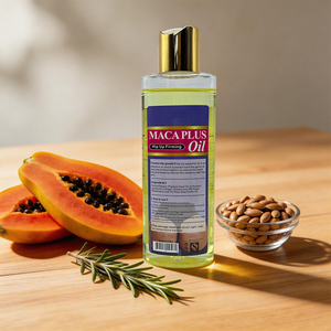 MACA Plus Oil 4x น้ำมันบำรุงสะโพกและกระชับผิวผสมมะละกอและโจโจ้บา ช่วยให้ผิวเรียบเนียนและสวยงาม ลดเลือนจุดด่างดำบริเวณสะโพก เหมาะสำหรับทุกสภาพผิว - Product Image 6