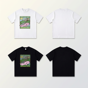 Nouveau T-shirt imprimé 2026 – Tendance estivale, marque tendance, coupe oversize, manches courtes, 100 % coton - Product Image 1