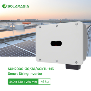 Onduleurs solaires à onde sinusoïdale pure triphasés avec plusieurs MPPT, intelligents et connectés au réseau, 30 kW, 36 kW, 40 kW, pour usage commercial - Product Image 4