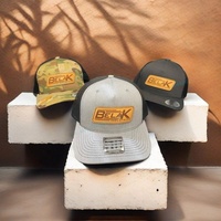 Casquette Trucker Richardson 112 Personnalisée Broderie Patch Cuir Maille Vierge Snapback Chapeau Baseball Papa Filet Simple Casquettes Sport