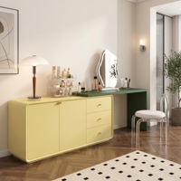 Coiffeuse moderne avec miroir pour chambre à coucher, meuble de maquillage en bois avec tiroirs de rangement, mobilier de haute qualité peu encombrant