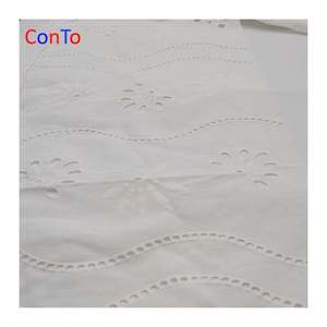 Tissu en voile suisse blanc à prix avantageux, en coton gaufré, pour <span class=keywords><strong>hijab</strong></span> - Product Image 2