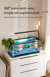 Visaquariumfilter en zuurstofapparaat alles-in-één machine 2025 nieuw model kleine woonkamer landschapsarchitectuur lui zuurstoffilter aquarium - Product Image 5