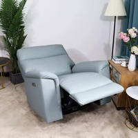 Fauteuil inclinable de luxe avec assemblage à coins renforcés, cuir de qualité supérieure, canapé moderne en cuir, fauteuil inclinable pivotant, chaises de salon