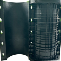 Coffrage en plastique circulaire modulaire réutilisable de style moderne, coffrage pour colonne ronde en béton, garantie 1 an pour la construction