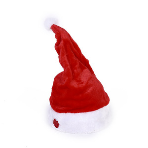 Electric Musical Swinging Santa Hat For Children Christmas Holiday Gift Toy Classic Style Red With White Trim - Product Image 5