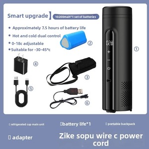 New Compact 12V Portable Insulin <b>Cooler</b> Box Rechargeable Car Refrigerator Airplane Friendly Insulated Case - Product Image 3