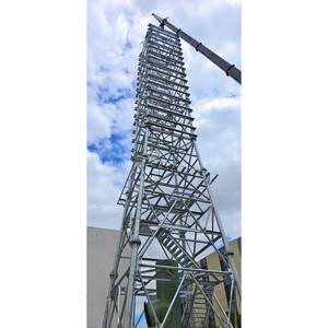 Tours de surveillance et tours de télécommunication préfabriquées de 15m, 20m, 25m, 30m, 35m, 40m et accessoires pour l'observation, la garde et la surveillance - Product Image 6