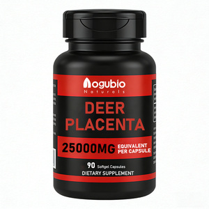 Gélules de Placenta de Cerf à Marque Blanche OEM, Extrait Premium de Nouvelle-Zélande, Compléments Herbales pour la Vitalité et le Bien-être de la Peau - Product Image 1