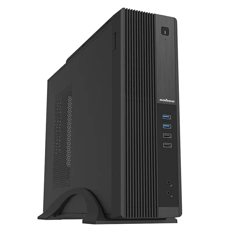 Computer case micro ATX chassis, Desktop SFF mini Tower USB3.2 Type-C port supported