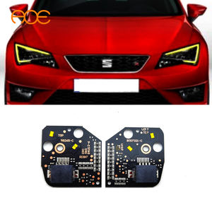 2013-2016 pour Seat <span class=keywords><strong>Leon</strong></span> MK3 pré-lifting, panneaux LED DRL jaunes 3000K 12V neufs 4000 lumens - Product Image 5