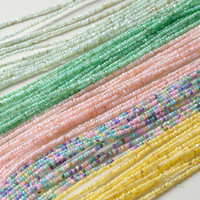 Irisan Cangkang Mutiara Alami dan Manik-Manik Berbentuk Tidak Beraturan, Manik-Manik Berbentuk Beras, Perlengkapan Merangkai Manik-Manik Buatan Tangan untuk DIY Gelang Mutiara Kalung