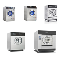 Professional Self Service Laundry Washing Machine Commercial Hotel Laundromate Full Automatic Washer Extractor Coin Operated