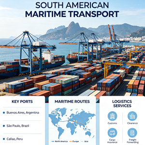Envío Marítimo DDP desde China a Brasil, Argentina, Chile, Perú, Carga Completa de Contenedor (FCL), Puerta a Puerta, Impuestos Incluidos - Product Image 1