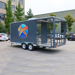 Chariot de restauration mobile Chammp OEM avec cuisine complète pour café, snacks, pizzas, tacos, BBQ, hot-dogs et glaces - Product Image 3