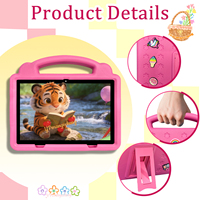 Tablet Android 12 Baru 10.1 Inci untuk Anak-anak 3GB+64GB MTK Octa Core Baterai 4000MAH Wi-Fi IPS 1280x800