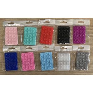 Soportes de ventosa de doble cara con rejilla de 10x10 para fijación en pared o superficie - Product Image 1