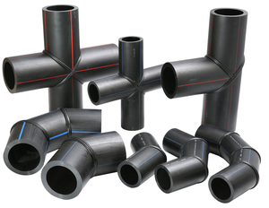 50mm High-Density Polyethylene <strong>HDPE</strong> Plastic Fittings Butt Fusion Equal <strong>Socket</strong> Cross Plated Industrial Irrigation NPT ASTM 25mm - Product Image 2