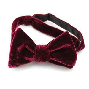 Nơ Bướm Màu Đỏ Rượu Burgundy, Nơ Bướm Bằng Tay, Quà Tặng Cho Nam Giới Có Thể Điều Chỉnh, Thanh Lịch, Đám Cưới, Có Thể Tháo Rời - Product Image 1