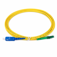 Câble de raccordement en fibre optique monomode G652A2 9/125um 2.0mm SC/UPC vers LC/APC pour FTTH