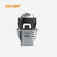 GCAR, Nuevo Proyector LED R5 Ultra de 2.5 Pulgadas, Lente Bi-LED con Prisma TIR, Chips Dobles de 75W, Faro Delantero Universal para Auto y Motocicleta