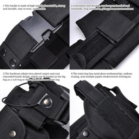 Ceinture Tactique Multifonctionnelle Robuste pour Sécurité et Service, avec Étui et Pochette pour Lampe Torche, Kit Utilitaire – Vente en Gros