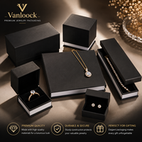 Ensemble d'emballages de bijoux personnalisés de luxe, boîte cadeau, boîte de rangement pour collier, bague, boucles d'oreilles, bracelet, emballage en papier de qualité supérieure avec logo