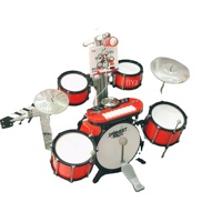 Clavier électronique 3-en-1, guitare rock, batterie, microphone, instrument de percussion pour enfants, sport