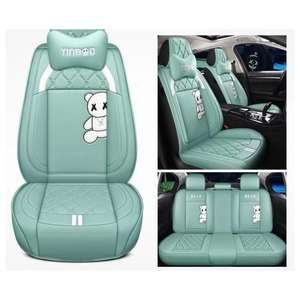 ที่หุ้มเบาะหนังลายหมีแนวธุรกิจน่ารักสำหรับ A3 A5 Mercedes Benz ด้วง C200 BMW MINI SMART Bumblebee Mustang Lulu AnK3 - Product Image 5