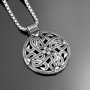 Stainless Steel Men's Pendant <b>Cross</b> Geometric Design Necklace Gift Jewelry Fashion Pendants Charms - Product Image 2