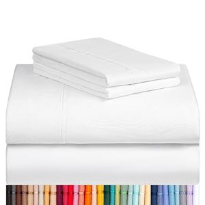 Khách Sạn Bộ Đồ Giường <span class=keywords><strong>Linen</strong></span> Đặt Bán Buôn Tùy Chỉnh Màu Rắn Bông Tấm Ga Trải Giường Sang Trọng Bộ Đồ Giường Đặt - Product Image 1