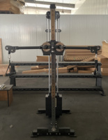 Tour de câble chargé de plaque d'équipement de gymnastique avec bras droits arrière double poulie de câble réglable Lat Pull Down Machine