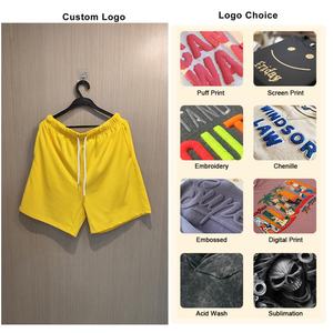 QZFSO Fabricante Logotipo personalizado Imprimir Bermudas Pantalones de gran tamaño Deporte Unisex Poliéster Pantalones de chándal Malla Pantalones cortos para hombre - Product Image 3