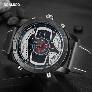 Relojes de Pulsera de Cuarzo Luminosos Analógicos y Digitales Deportivos para Hombre de la Marca <span class=keywords><strong>BOAMIGO</strong></span> - Product Image 3