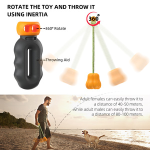 Jouet pour chien Halloween Pumpkin Bite-Resistant Teether Ball Squeaky Sound - Product Image 3