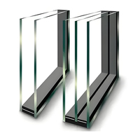 Vidrio Templado Aislante de Doble Acristalamiento a Medida para Ventanas de Invernadero, Precio por Unidad de Vidrio Aislante