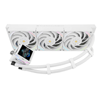 Système de refroidissement liquide pour processeur AIO Thermalright Elite Vision 360 WHITE ARGB avec écran LCD IPS de 2,4 pouces, pompe 3000 RPM, compatible LGA1851 AM5