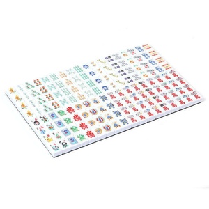 Fichas de Mahjong Americanas Talladas y Planas de Doble Capa de Melamina/Acrílico con Elementos Chinos Personalizados y Patrón de Color UV - Product Image 6