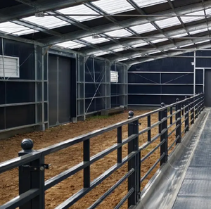 <span class=keywords><strong>Venta</strong></span> Directa de Fábrica, Estructuras de Acero Prefabricadas Ligeras de Alta Calidad Grado Q235/Q355 para Establos, Diseño Automatizado, Construcción Rápida - Product Image 6