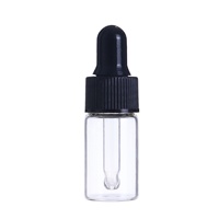 Échantillon de parfum transparent 13-425 Cou 3ml Flacon rond en verre