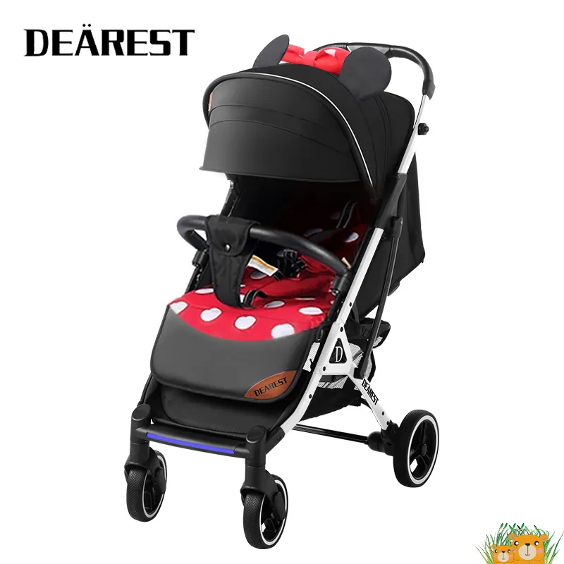 Leichte Baby trage Faltbarer Twin Kinderwagen Ein-Klick-Klapp-Baby-Doppel kinderwagen OEM Custom Outdoor Europe Fashion Support