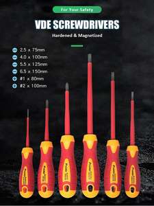 Kit de herramientas métricas aisladas de 1000V, 41 piezas, para reparación de <span class=keywords><strong>aviación</strong></span> y mantenimiento del sistema de aire acondicionado de la planta de energía, 1 unidad - Product Image 5