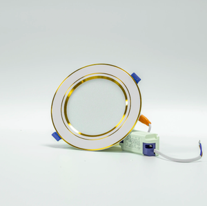 ไฟดาวน์ไลท์ LED 90มม. แบบเรียบง่ายทันสมัยได้รับการรับรองจาก TLC อลูมิเนียมขอบทองคุ้มค่ามากสำหรับโฮมออฟฟิศ - Product Image 2