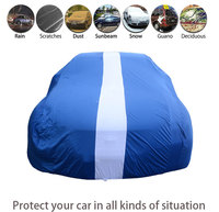 Housse de voiture universelle haut de gamme en polyester imperméable, protection UV/IR, taille personnalisable pour SUV, berline, intérieur/extérieur, toutes saisons