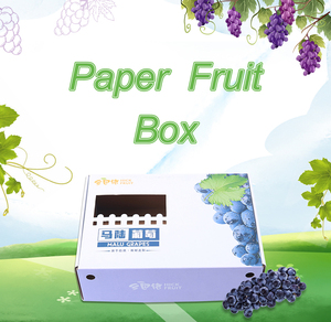 กล่องกระดาษแข็งผลไม้และผักกล่องบรรจุภัณฑ์กระดาษถาดผลไม้ - Product Image 4