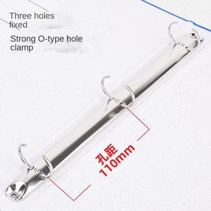 A4 dikke PP map met drie-gats perforatie, aangepaste logo's & OEM/ODM opties, merk Ou Nan voor kantoorarchivering en papieropslag - Product Image 5